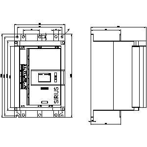 3RW5236-6AC14 SIRIUS Terminals de type vis à démarrage souple et sortie analogique pour polyvalent