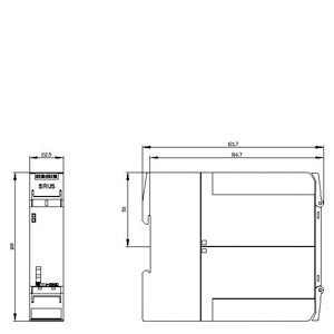Siemens 3SK1111-2AW20 Relais de sécurité 3SK1 avec sorties de relais et borne à ressort