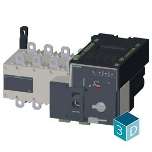 Équipement de commutation de transfert RTSE/ATSE 250A à 4 pôles pour appareils de base 3KC8438-0CA22-0GA3
