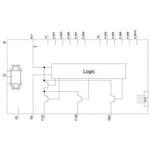 Compact 3SK2 3SK2112-1AA10 SIRIUS Relais de sécurité Unité de base à vis largeur 22,5 mm
