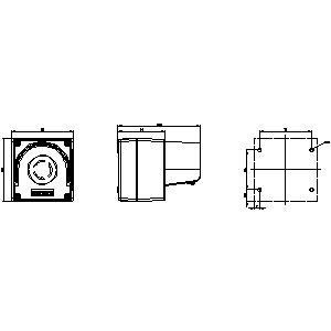 Emballage rond de 22 mm pour les dispositifs de commande, montage au sol du terminal à vis 3SU1801-0NA00-2AC2