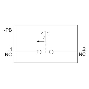 Emballage rond de 22 mm pour les dispositifs de commande, montage au sol du terminal à vis 3SU1801-0NA00-2AC2