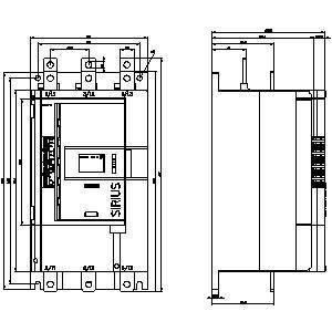 Siemens 3RW5144-1XC14 SIRIUS Démarreur souple Taille 4 Sortie analogique