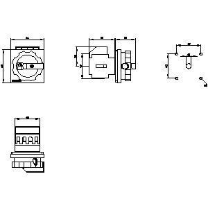 3LD2003-0TK53 Dispositifs de base déconnectant les interrupteurs de distribution d'électricité dans les industries