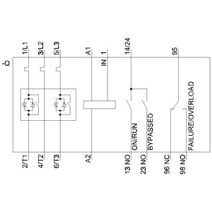 75 kw 3RW4047-1BB15 3RW40 Taille de démarrage souple S3 avec bornes de contournement et de vis