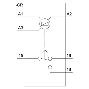 Relais de synchronisation avec fonction de décalage et de protection 7PV1512-1AP30 1 Relais de changement