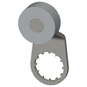 Actuateur à rouleaux en acier inoxydable à levier de torsion 3SE5000-0AA02 pour applications industrielles