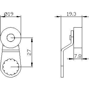 Actuateur à rouleaux en acier inoxydable à levier de torsion 3SE5000-0AA02 pour applications industrielles