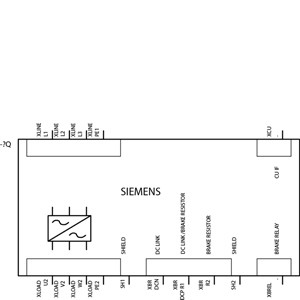 G120 FSB IP20 Inverteur Convertisseur de fréquence 6SL3210-1PE16-1UL1 pour la communication Modubus