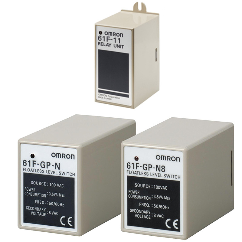 Relais de commande d'automatisation industrielle Omron 61F-GP-N8 220VAC avec installation facile
