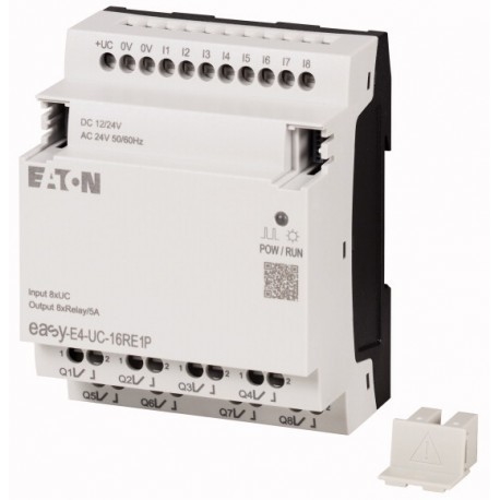 La charge de contact 8DI8RO Source d'alimentation 12/24V CC ou 24V AC EASY-E4-UC-16RE1P bornes de mise en marche