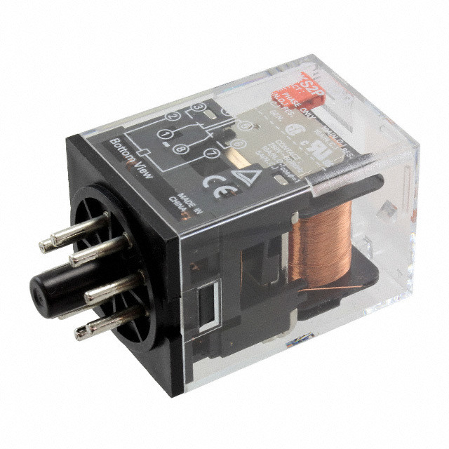 Relais intermédiaire MKS2P AC110 BY OMZ/C Conçu pour les applications industrielles lourdes