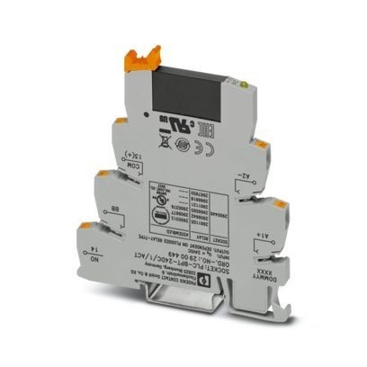 PLC-OPT-24DC/24DC/2/ACT Module de relais à l'état solide avec entrée et sortie en courant continu de 24 V 2900376