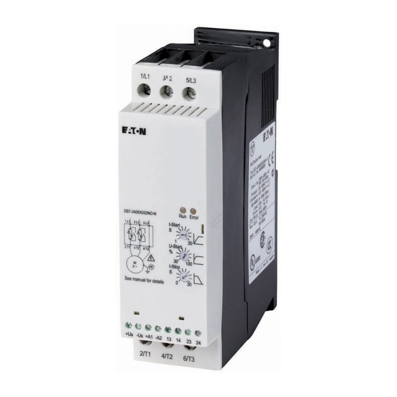 110KW 3 phases 400V démarreur doux DS7-342SX200N0-N pour alimentation en courant alternatif de 110-230V