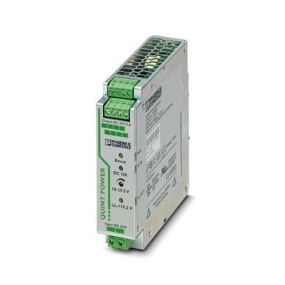 Convertisseur de courant continu/circulaire compact QUINT-PS24DC24DC 5 pour les installations industrielles à économie d'espace