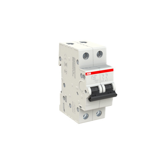 MCB SH202-C63 Disjoncteur miniature 2P C Fréquence nominale Hz 50 Courant nominal 63A