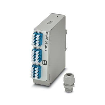 Les connecteurs électroniques sont équipés d'un système de connexion de type FOC-FDX20-PP-LCQ6-OSP-PT9 1019707 avec un système de connexion de type LCQ6-OSP-PT9