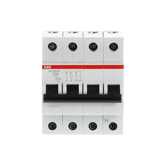 MCB SH203-C40NA Disjoncteur miniature 3 NP C Fréquence nominale Hz 50 40A Courant nominale