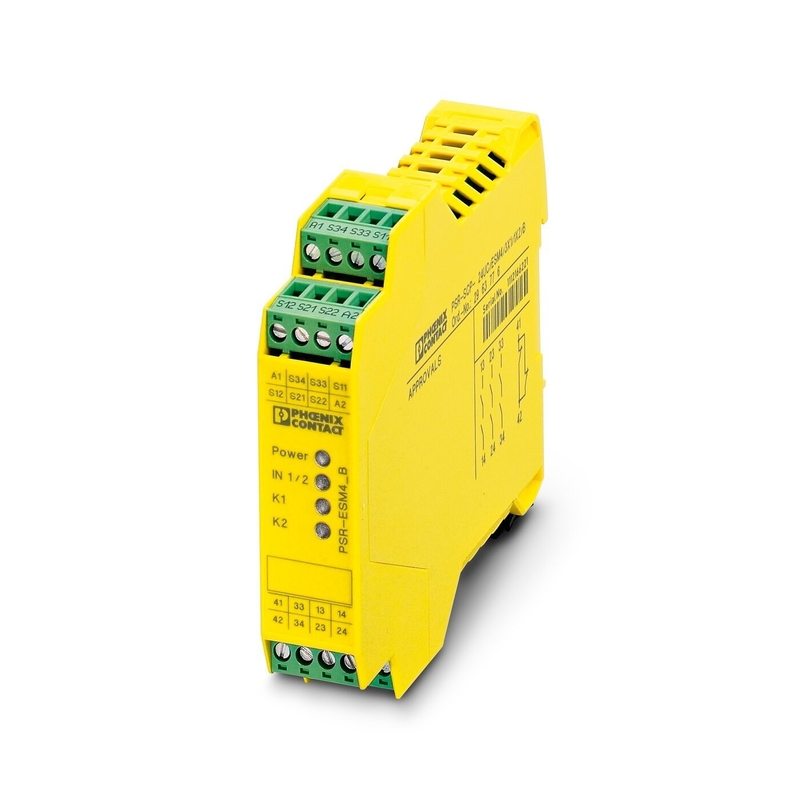 Les réleases de sécurité PSR-SPP-24UC/ESM4/3X1/1X2/B Relais d'accouplement de coupure de sécurité de contact