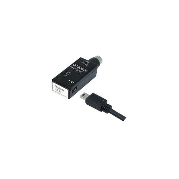 Convertisseur d'interface de 3 m USB/RS422 pour Mitsubishi FX-USB-AW PLC et PC Connexion stable
