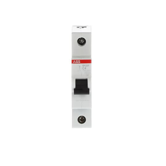 1P MCB SH201-C4 Disjoncteur miniature Nombre de pôle 1 220V Voltage nominal 220