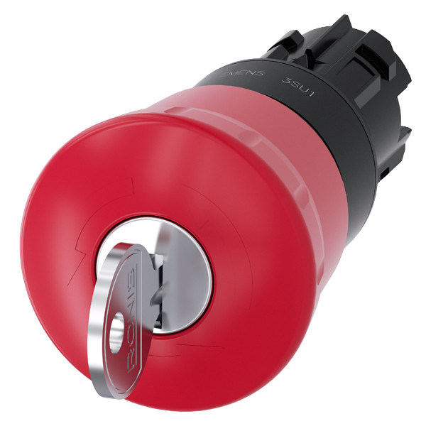 3SU1000-1HF20-0AA0 SIRIUS ACT Bouton à champignons de 40 mm de taille et de matériau plastique