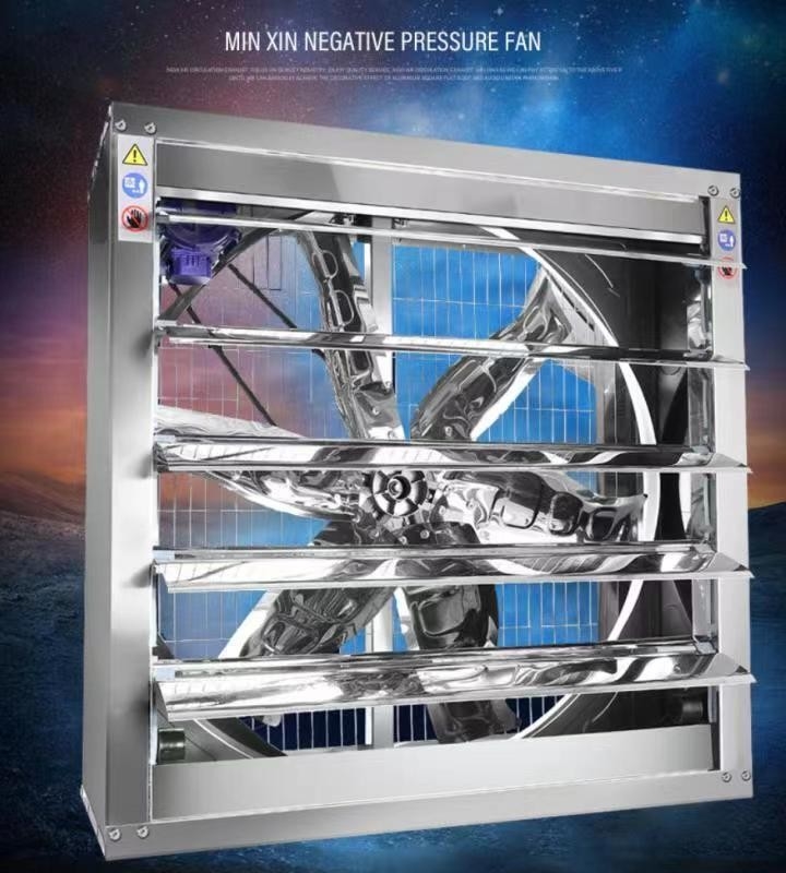 40000m3/h Flux d'air Ventilateur d'échappement suspendu OEM Diamètre de lame 1,0 mm Performance optimale