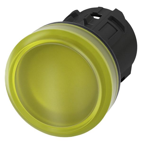 Lentille lisse 3SU1001-6AA30-0AA0 SIRIUS ACT Lumière pilote pour l'industrie en plastique jaune