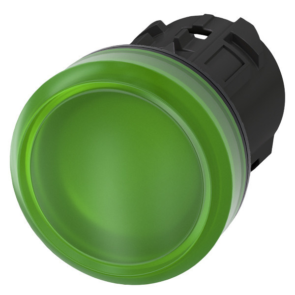 3SU1001-6AA40-0AA0 Lentille lisse en plastique vert SIRIUS ACT Pilot Light pour l'automatisation