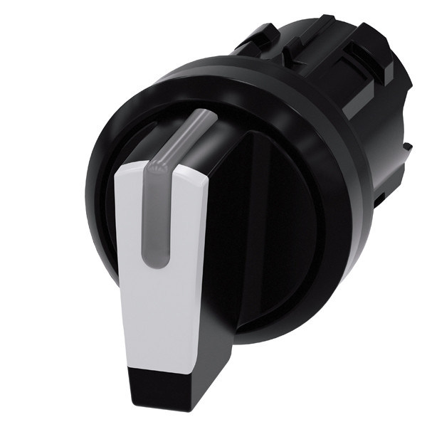 3SU1002-2BL60-0AA0 Commutateur de sélection de 3 positions en plastique à poignée courte pour le PLC SIRIUS ACT