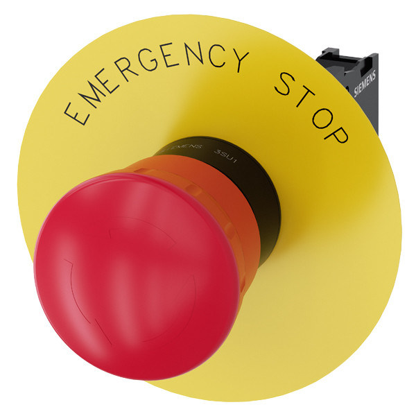 3SU1100-1HB20-1CG0 Arrêt d'urgence Appuyez sur le déclencheur Action SIRIUS ACT