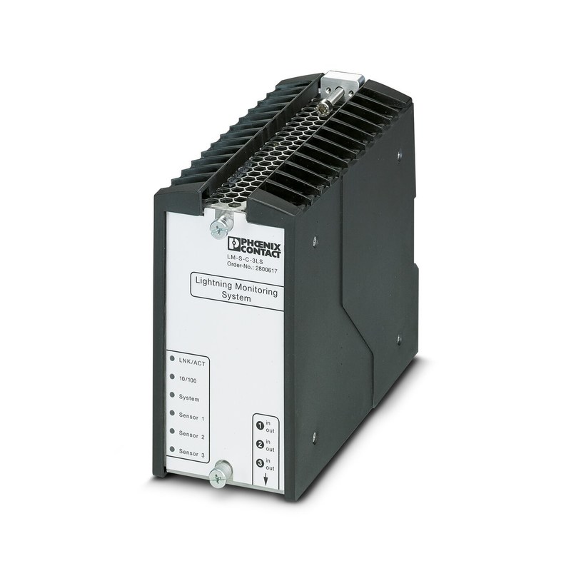 Système de mesure du courant de foudre 24V DC 2800618 LM-S-A/C-3S-ETH à 4 pôles