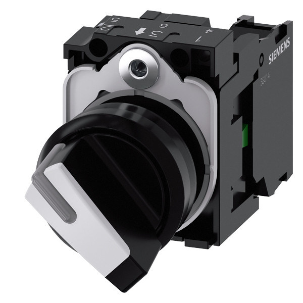 Commutateur de sélection de manche courte en plastique pour l'unité complète SIRIUS ACT 3SU1100-2BF60-1BA0