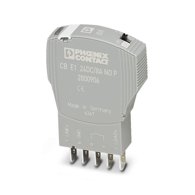 5 pôles 24 V DC 2800906 CB E1 24DC/8A NO P Disjoncteur électronique