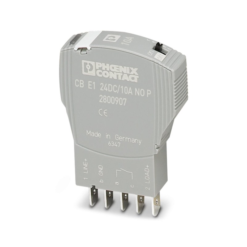 24 V DC 2800907 CB E1 24DC/10A NO P Disjoncteur électronique 5 pôles