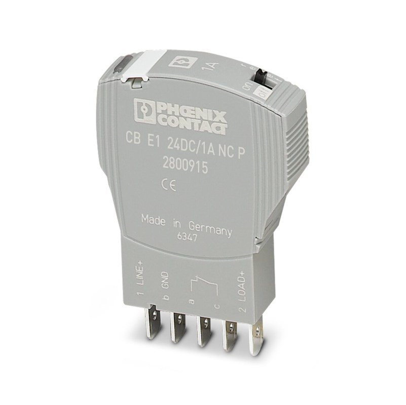 5 pôles Numéro 2800915 CB E1 24DC/1A NC P Disjoncteur d'équipement électronique Voltage nominal 24 V CC
