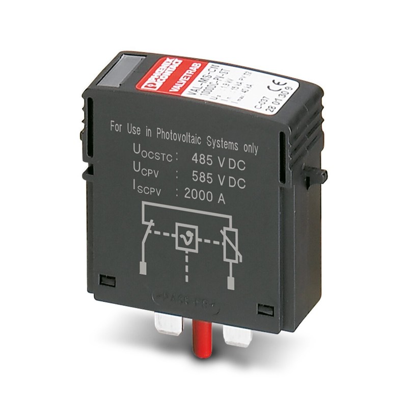 VAL-MS-CN 2801309 2 pôles 1000DC-PV-ST Protecteur contre les surtensions de type 2 avec tension nominale 450V