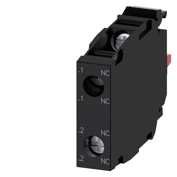 Module de contact 2NC à vis avant pour le PLC 3SU1400-1AA10-1EA0 SIRIUS ACT