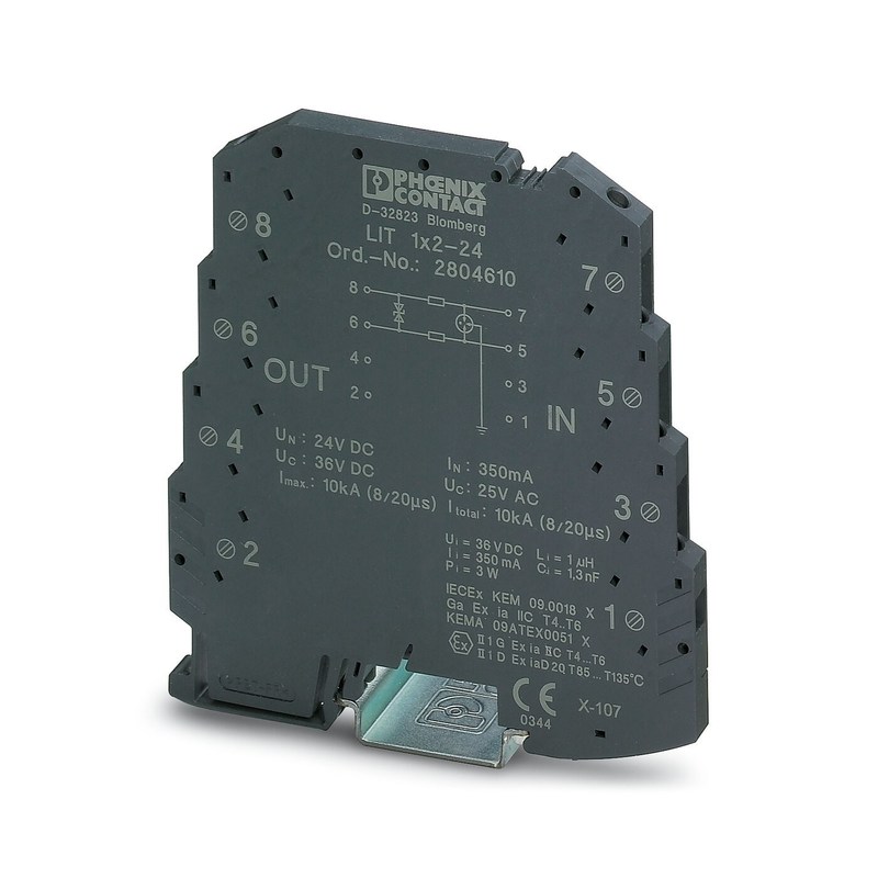 24 V DC 2804610 LIT 1X2-24 Système de protection contre les surtensions 2 pôles