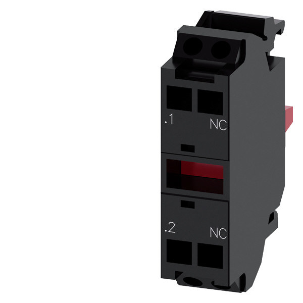 Le module de contact SIRIUS ACT monté à l'avant 3SU1400-1AA10-3CA0 pour le PLC 3SU1400-1AA10-3CA0
