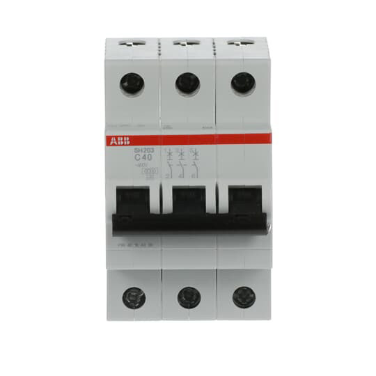 3P miniature disjoncteur SH203-C40 fréquence nominale Hz 50 tension nominale 220 40 A