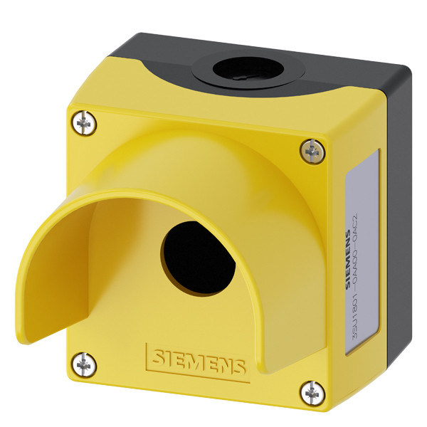 PLC 3SU1801-0AA00-0AC2 22 mm boîtier jaune rond pour les dispositifs de commande et un point de commande