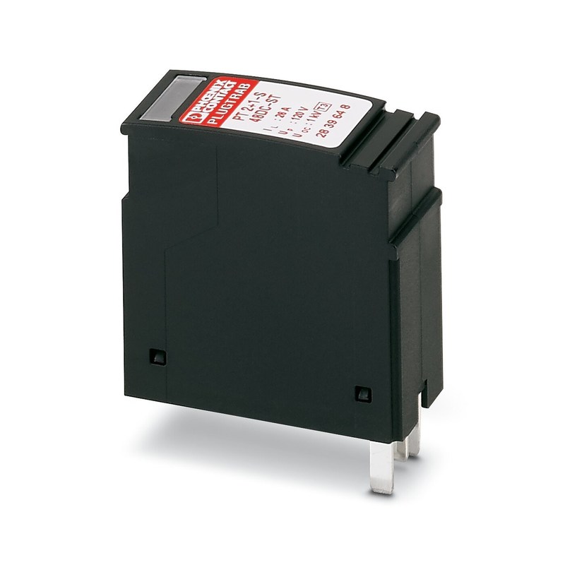 2839648 PT 2 1-S-48DC-ST Type 3 Protecteur contre les surtensions-Plug Voltage nominal 48 V AC 2 pôles