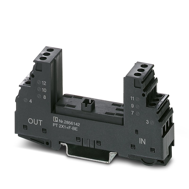 2856142 PT 2X1 F-BE Base de protection contre les surtensions à l'intérieur d'un pôle et tension nominale CA 24V