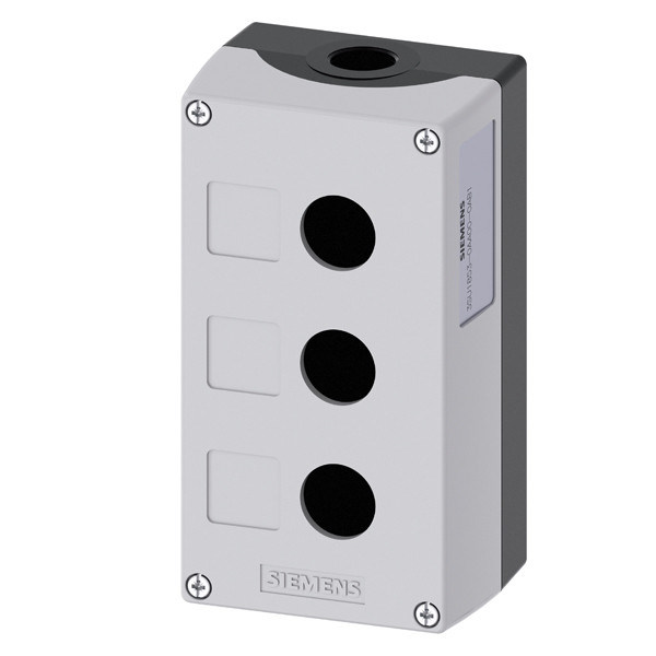Surface Metal Matt PLC 3SU1853-0AA00-0AB1 Emballage SIRIUS ACT avec trois points de commande