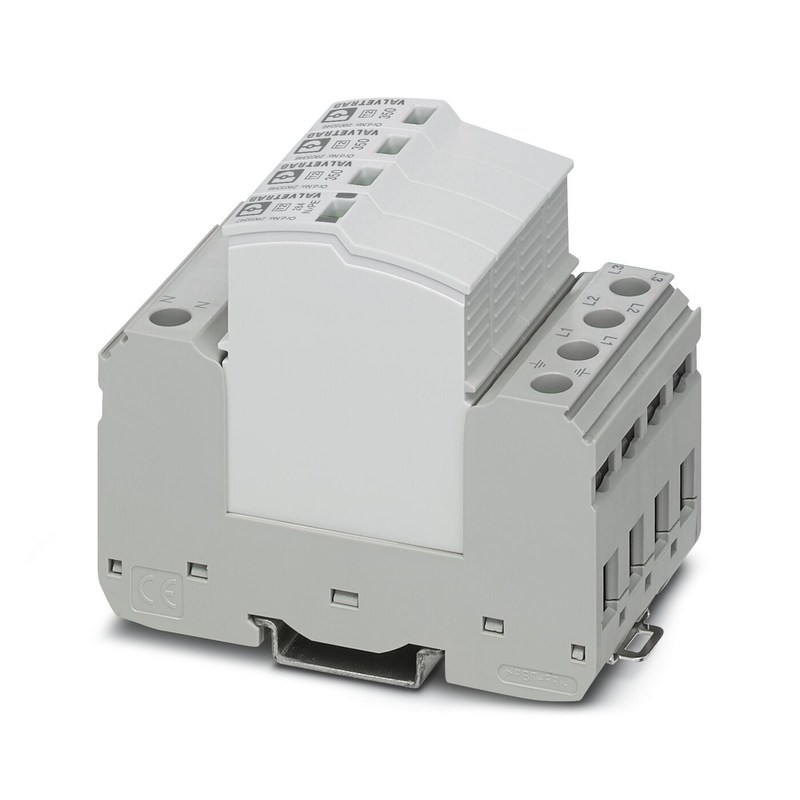 1 pôle 2905340 VAL-SEC-T2-3S-350-FM Protecteur contre les surtensions de type 2 pour les réglages de 5 V AC à 250 V AC et 125 V DC