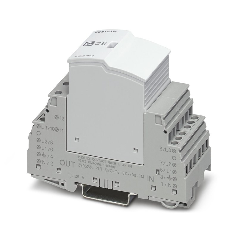 5V AC... 250V AC 125V DC 200mA DC 2905348 VAL-SEC-T2-1S-175-FM Protecteur contre les surtensions de type 2