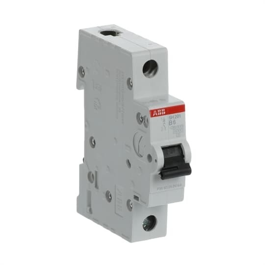 1P SH201-B6 Disjoncteur miniature B 6 A pour système de distribution électrique