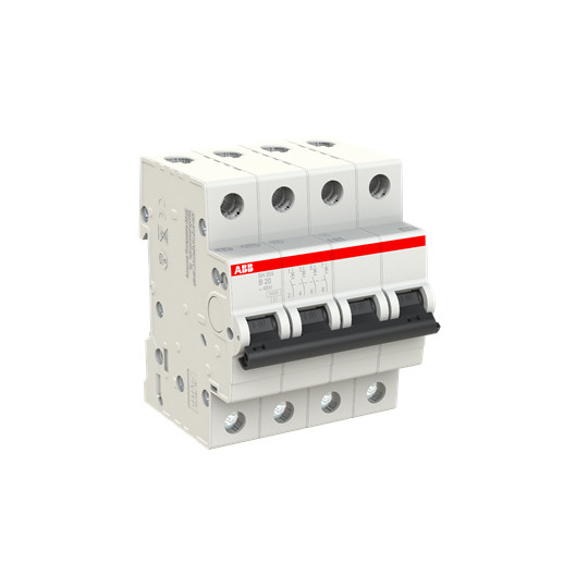 MCB SH204-B20 Disjoncteur miniature 4P 20A 220V 50Hz Voltage et fréquence nominale