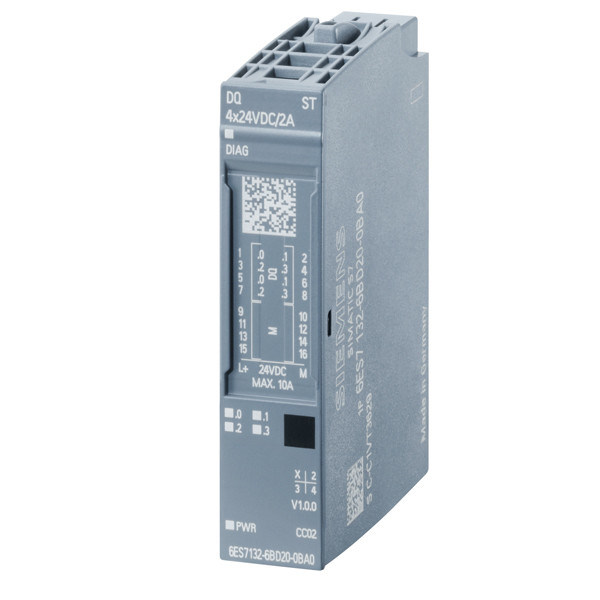 ET 200SP Module de sortie numérique DQ 8x24V DC/2A Norme pour l'automatisation industrielle de précision